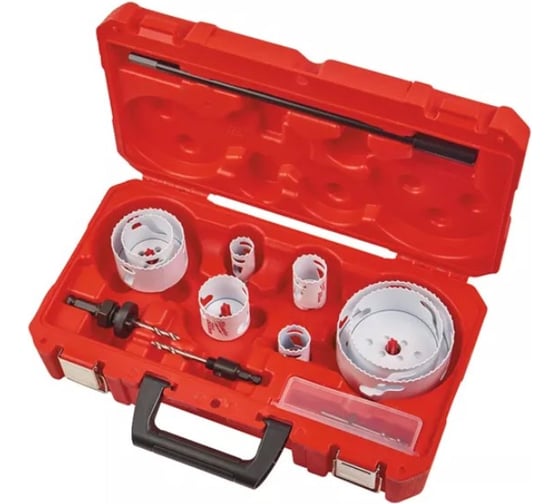 Набор коронок Bi-Metal 11 предметов Milwaukee 4932451658 1