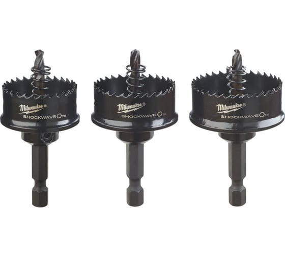 Набор коронок Shockwave 3 шт. Milwaukee 49224800 1
