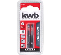 Бита PH1 50 мм TORSION 2 шт. KWB 122051