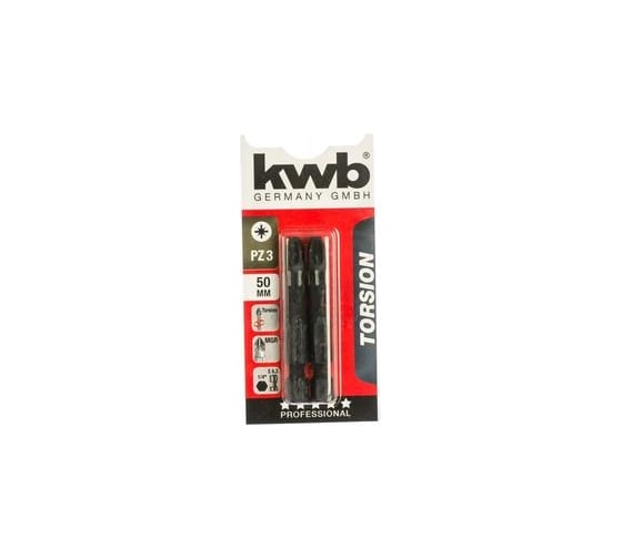 Бита PH2 50 мм TORSION 2 шт. KWB 122052