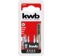 Бита PH 28 мм Micro 4 шт. KWB 128040