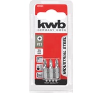 Бита PZ1 25 мм INDUSTRY 3 шт. KWB 121101