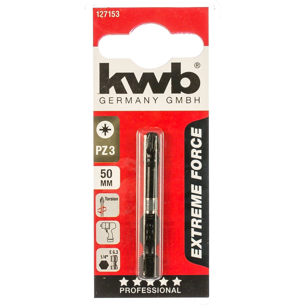 Бита PZ3 50 мм ударная IMPACT 1 шт. KWB 127153 - выгодная цена, отзывы ...