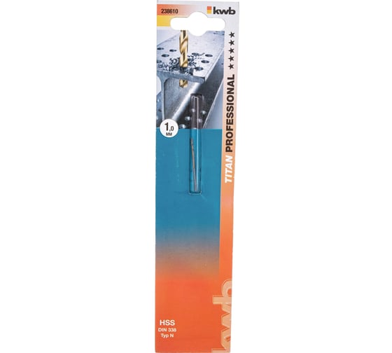 Сверло по металлу HSS 1,0 мм TITAN KWB 238-610