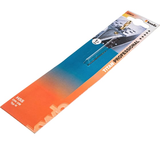 Сверло по металлу HSS 1,0 мм TITAN KWB 238-610