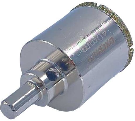 Коронка алмазная по керамограниту и керамике с центрирующим сверлом 40 мм OXCRAFT УТ-00014603