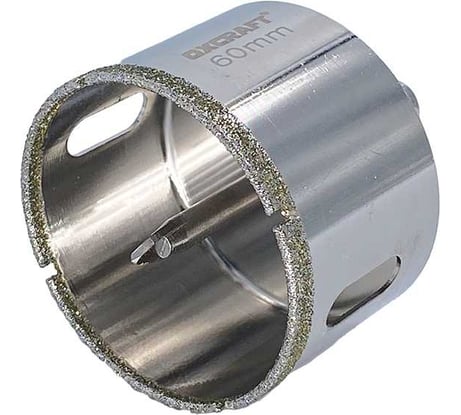 Коронка алмазная по керамограниту и керамике с центрирующим сверлом 60 мм OXCRAFT УТ-00014608