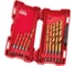 Набор сверл по металлу RedHEX HSS-G TiN 10 шт. Milwaukee 48894759 1