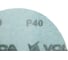 Диск абразивный на пленочной основе Emerald 125 мм, без отв., P40, 100 шт VOLCA 55210104004 3