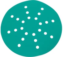Диск абразивный на пленочной основе Emerald 225 мм, 24 отв., P150, 50 шт VOLCA 55210333015