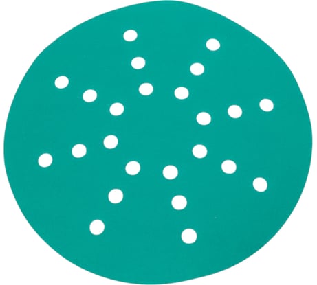 Диск абразивный на пленочной основе Emerald 225 мм, 24 отв., P150, 50 шт VOLCA 55210333015