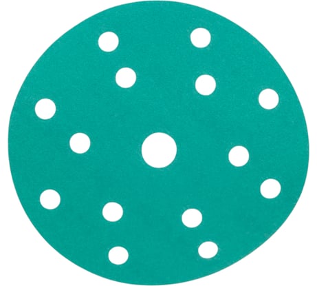 Диск абразивный на пленочной основе Emerald 150 мм, 15 отв., P120, 100 шт VOLCA 55210224012