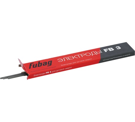 Электрод сварочный с рутиловым покрытием FB 3 (0.9 кг; 2.5 мм) FUBAG 38858
