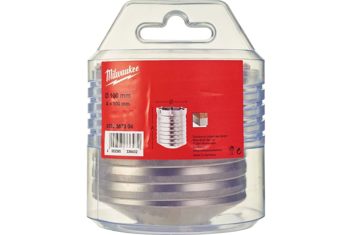 Коронка SDS-Max TCT (100х100 мм) Milwaukee 4932367304 - выгодная цена ...