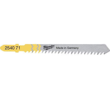 Полотно по дереву T111C (5 шт; 75 мм) для лобзика Milwaukee 4932254071