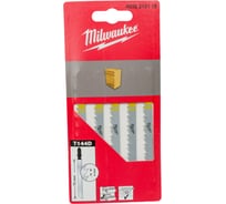 Полотно по дереву T144D (5 шт; 75 мм) для лобзика Milwaukee 4932213116