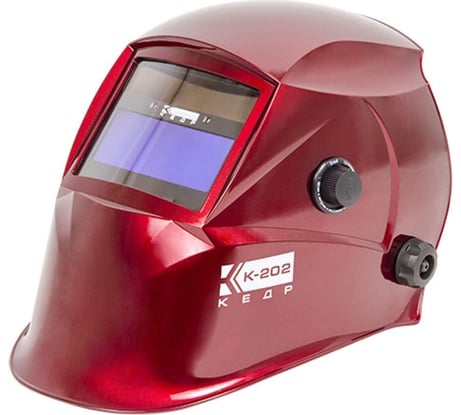 Маска сварщика КЕДР К-202 красная 8005127