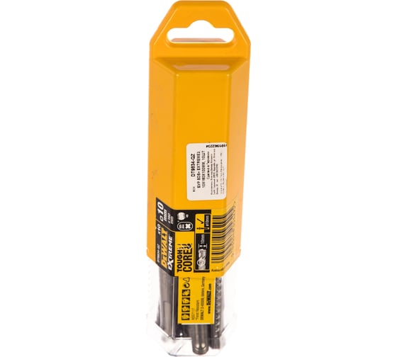 Бур SDS+ EXTREME2, 10х160х100мм, 10шт DEWALT DT9834