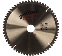 Диск пильный по алюминию и пластику (216х30 мм; 60T; ч/рез отриц.) АТАКА 8077840