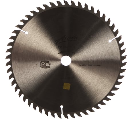 Диск пильный по ламинату и дсп (190х16 мм; 54T; б/рез) АТАКА 8078000