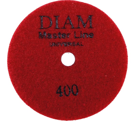 Круг алмазный гибкий шлифовальный Master Line Universal (100х15 мм; №400; сухая/мокрая) Diam 000626