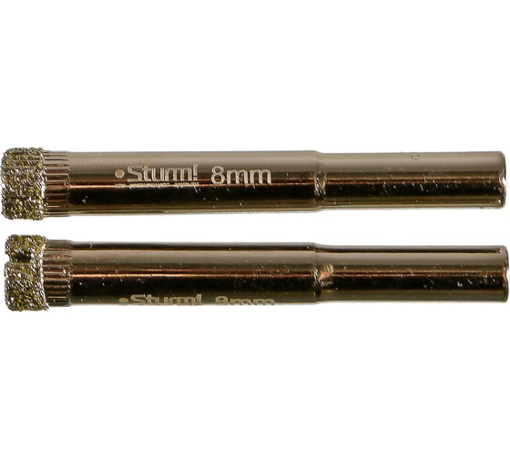 Коронки алмазные 8х55 мм, 2 шт Sturm 1055-09-0855