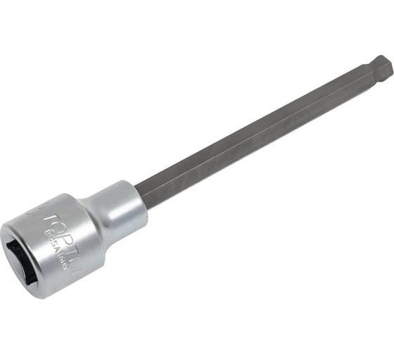 Головка торцевая с шестигранной вставкой HEX 8 мм, L=140 мм, 1/2DR" TOPTUL BCSA1608
