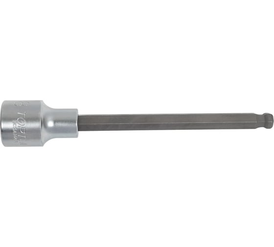 Головка торцевая с шестигранной вставкой HEX 8 мм, L=140 мм, 1/2DR" TOPTUL BCSA1608