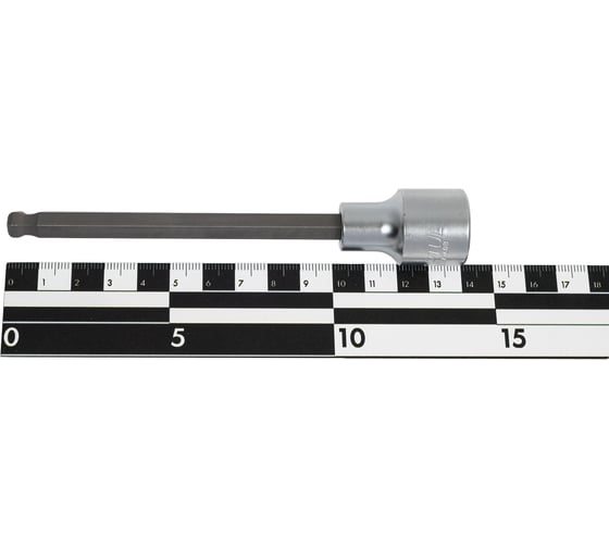 Головка торцевая с шестигранной вставкой HEX 8 мм, L=140 мм, 1/2DR" TOPTUL BCSA1608