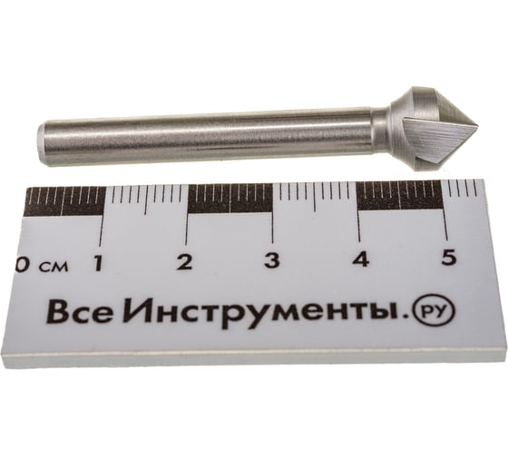 Зенкер конический 3-х канавочный (10.4х54 мм; хвостовик 6 мм; HSS) Bucovice Tools 741104