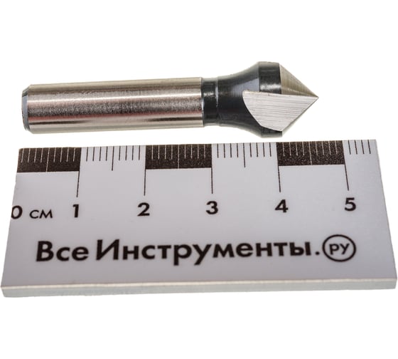 Зенкер конический 3-х канавочный (12х46 мм; хвостовик 8 мм; HSS) Bucovice Tools 741120
