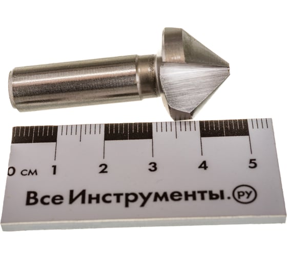Зенкер конический 3-х канавочный (20х47 мм; хвостовик 10 мм; HSS) Bucovice Tools 741200