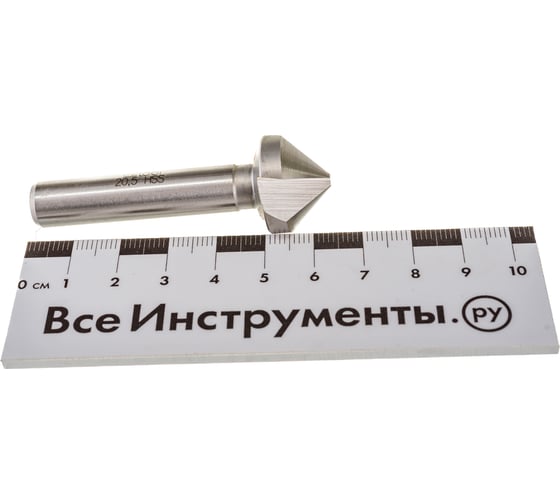 Зенковка 90 градусов (20.5х63 мм; хвостовик 10 мм; HSS; 3z) Bucovice Tools 741205