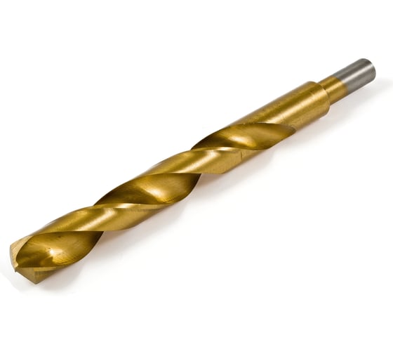 Сверло по металлу 13 мм, покрытие Titan, М2, хвостовик 10 мм, DIN 338 NOVOCRAFT T3381301RS