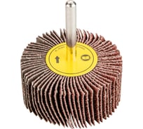 Круг шлифовальный лепестковый с хвостовиком (60x30 мм; K80) VERTO 63H716