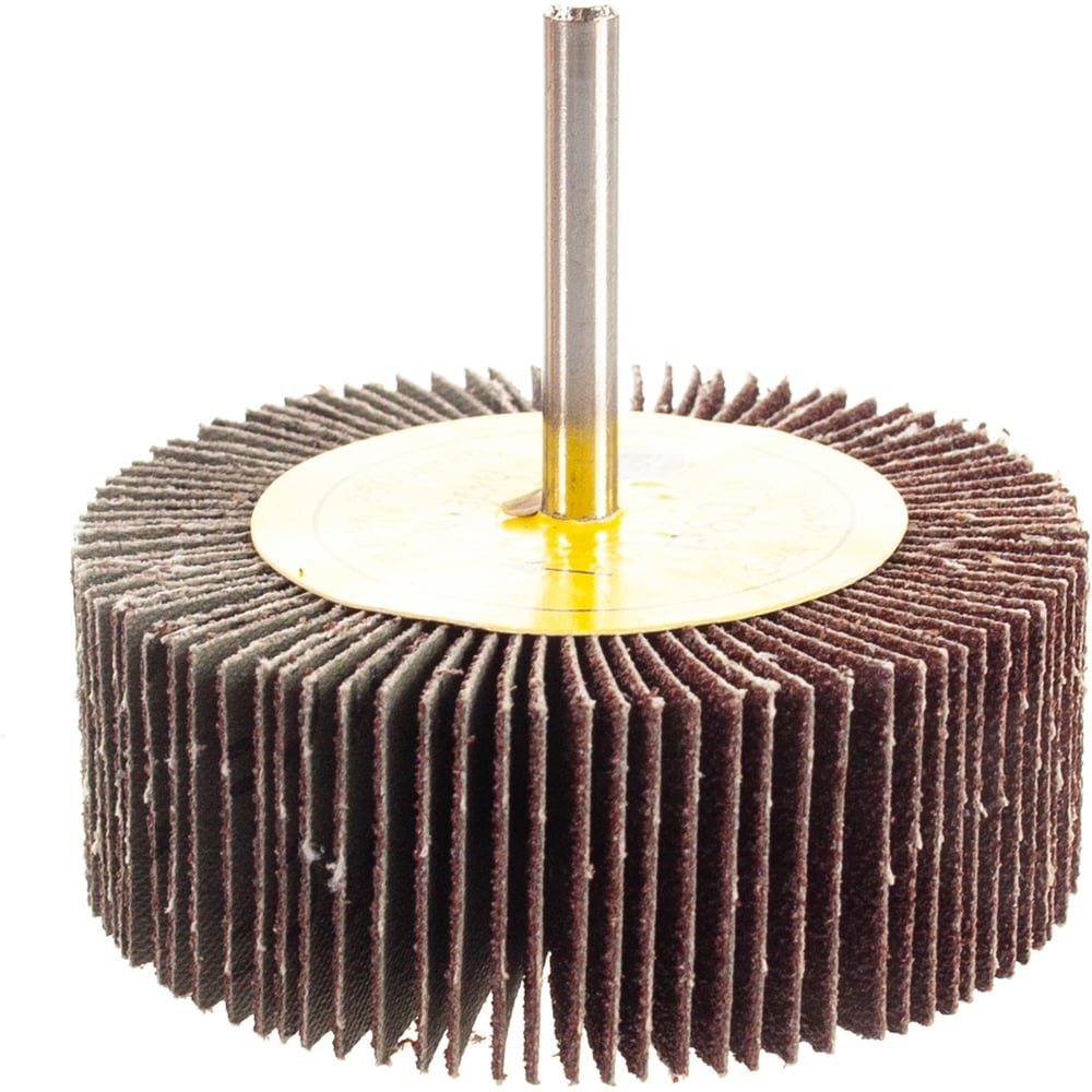 Круг шлифовальный лепестковый с хвостовиком (80x30 мм; K80) VERTO ...