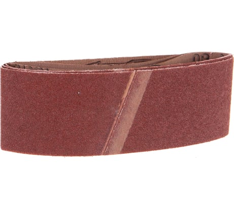 Лента шлифовальная (3 шт; 75х457 мм; K80) VERTO 63H618