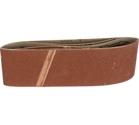 Лента шлифовальная (3 шт; 75х533 мм; K80) VERTO 63H628