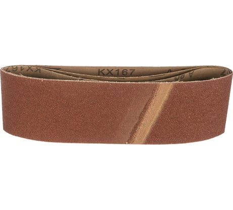 Лента шлифовальная (3 шт; 75х533 мм; K100) VERTO 63H630