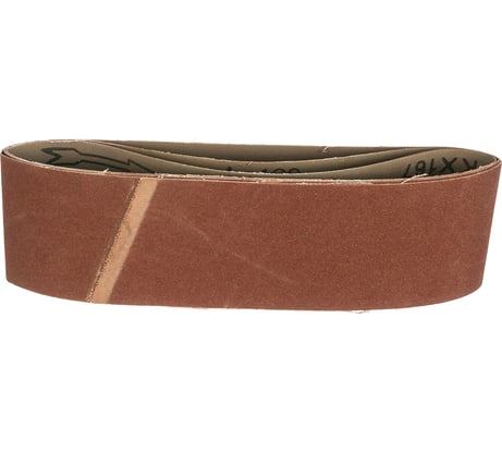 Лента шлифовальная (3 шт; 75х533 мм; K120) VERTO 63H632