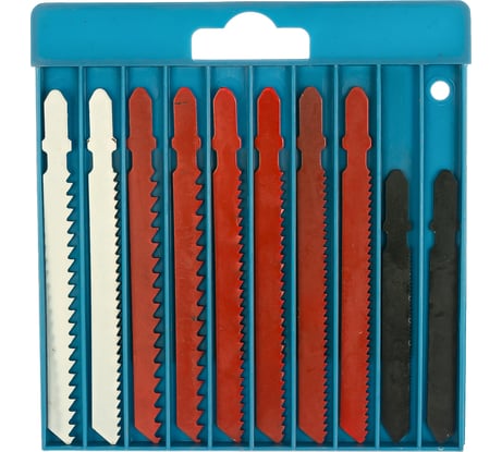 Набор полотен (10 шт) для электролобзика VERTO 64H210