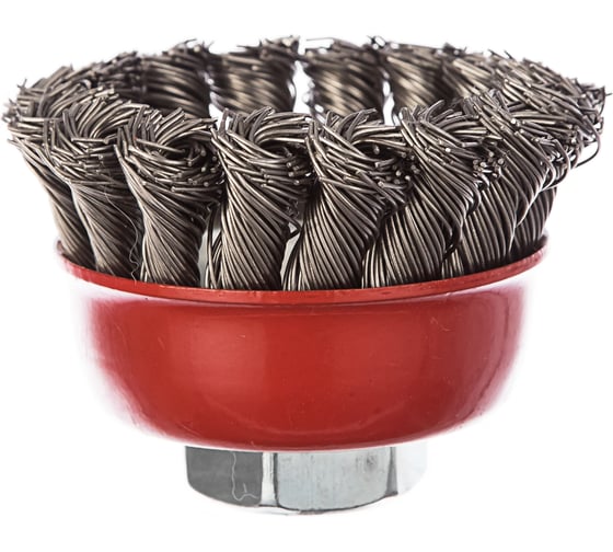 Щетка проволочная чашечная (65 мм; М14; INOX) GRAPHITE 57H581