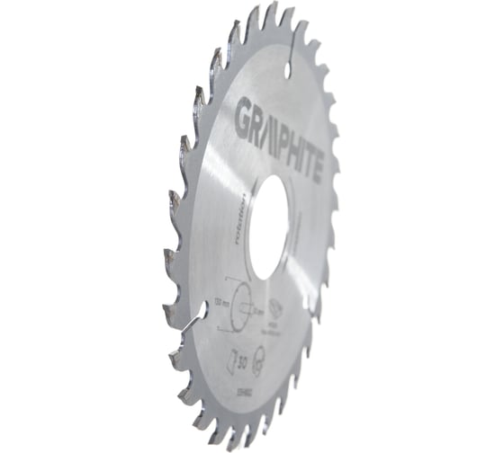 Диск отрезной по дереву (130x30 мм; 30 зубьев) GRAPHITE 55H602