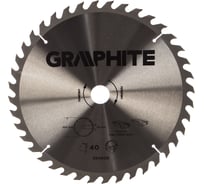 Диск отрезной по дереву (300x30 мм; 40 зубьев) GRAPHITE 55H606