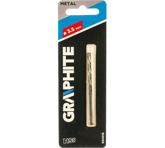 Сверло по металлу HSS-CNC Pro-Tec (3.5х70х39 мм) GRAPHITE 55H016