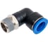 Фитинг цанговый угловой с наружной резьбой M1/2" для трубки с наружным диаметром 16 мм PL 16-R04 SHPI PL 16-04 2