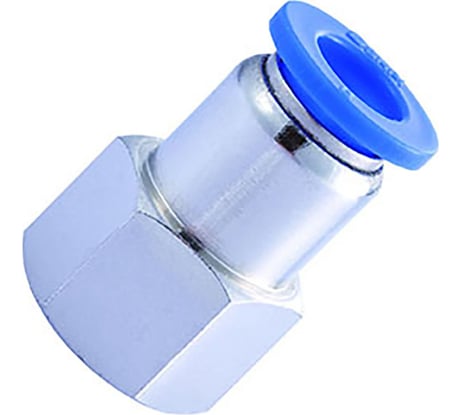 Фитинг цанговый прямой с внутренней резьбой F1/2" для трубки с наружным диаметром 16 мм PCF 16-R04 SHPI PCF 16-04