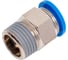 Фитинг цанговый прямой с наружной резьбой M1/2" для трубки с наружным диаметром 14 мм PC 14-R04 SHPI PC 14-04 2