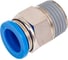 Фитинг цанговый прямой с наружной резьбой M1/2" для трубки с наружным диаметром 14 мм PC 14-R04 SHPI PC 14-04 3