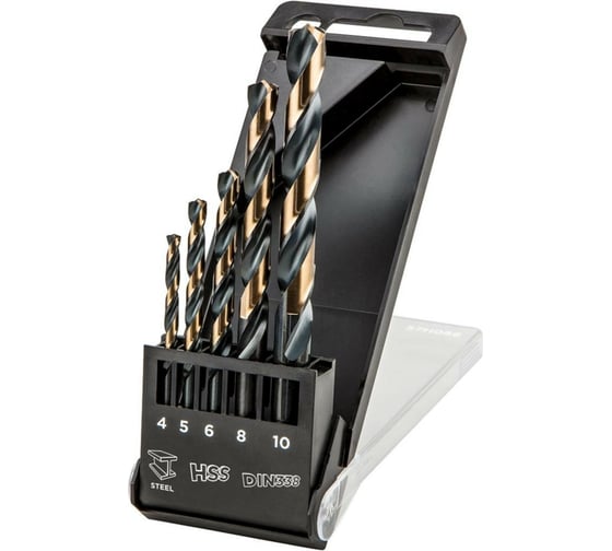 Набор сверл по металлу HSS-CNC Pro-Tec (5 шт; 4-10 мм) GRAPHITE 55H086